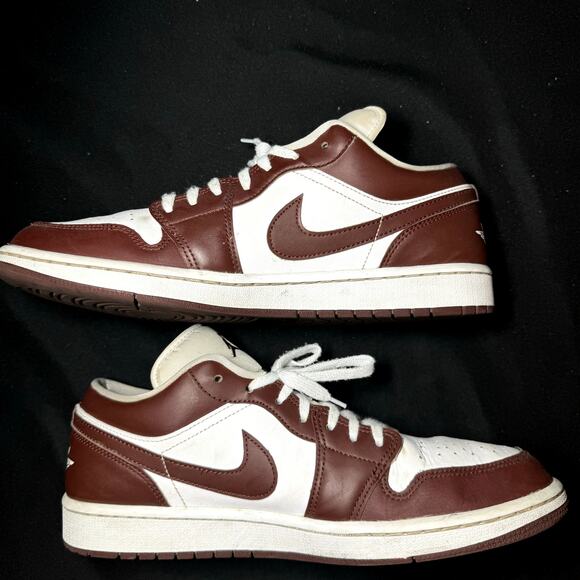 Size 11.5 - Wmns Nike Air Jordan 1 Low Bronze Eclipse Women's Shoes - Picture 3 of 8